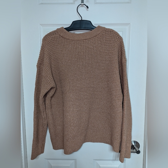 Time and tru light brown sweater NWOT - Picture 4 of 4
